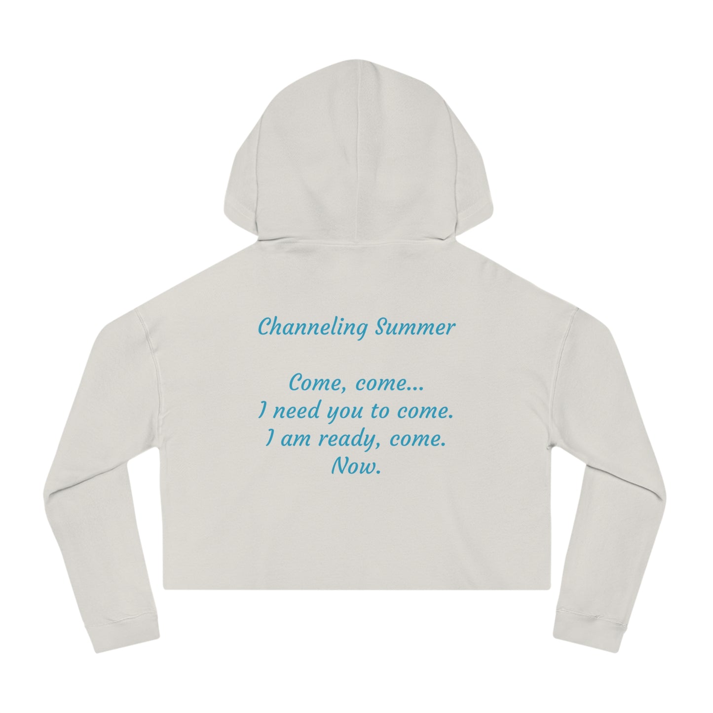 Cropped Hoodie - Summer Cocktail Vibes