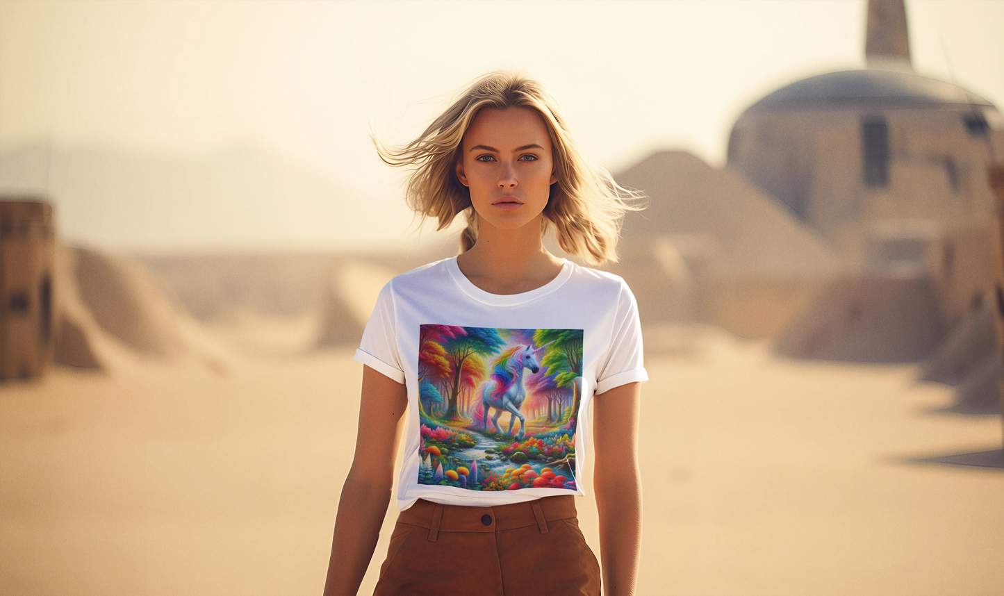 Unicorn Tee with Magic Inspirational poem