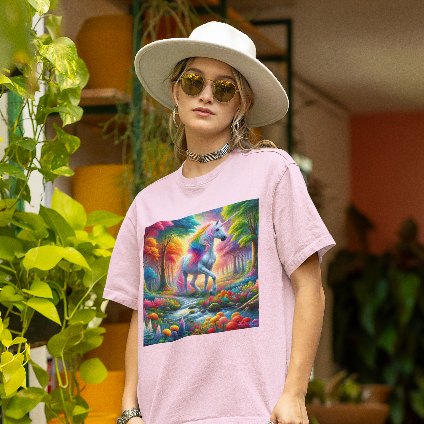 Unicorn Tee with Magic Inspirational poem
