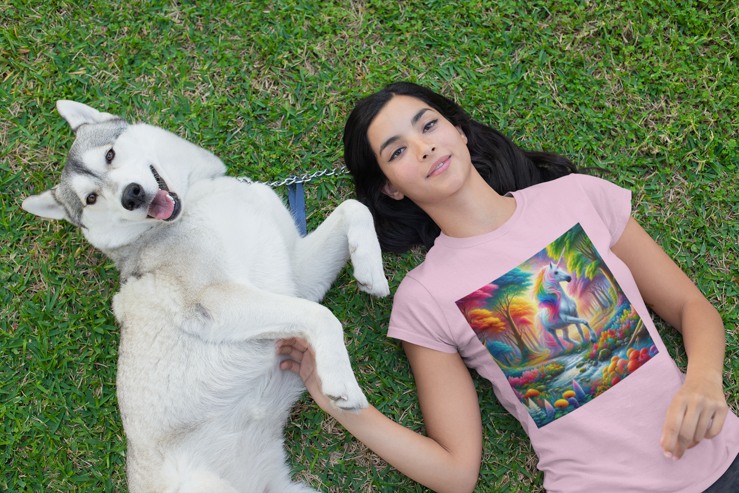 Unicorn Tee with Magic Inspirational poem