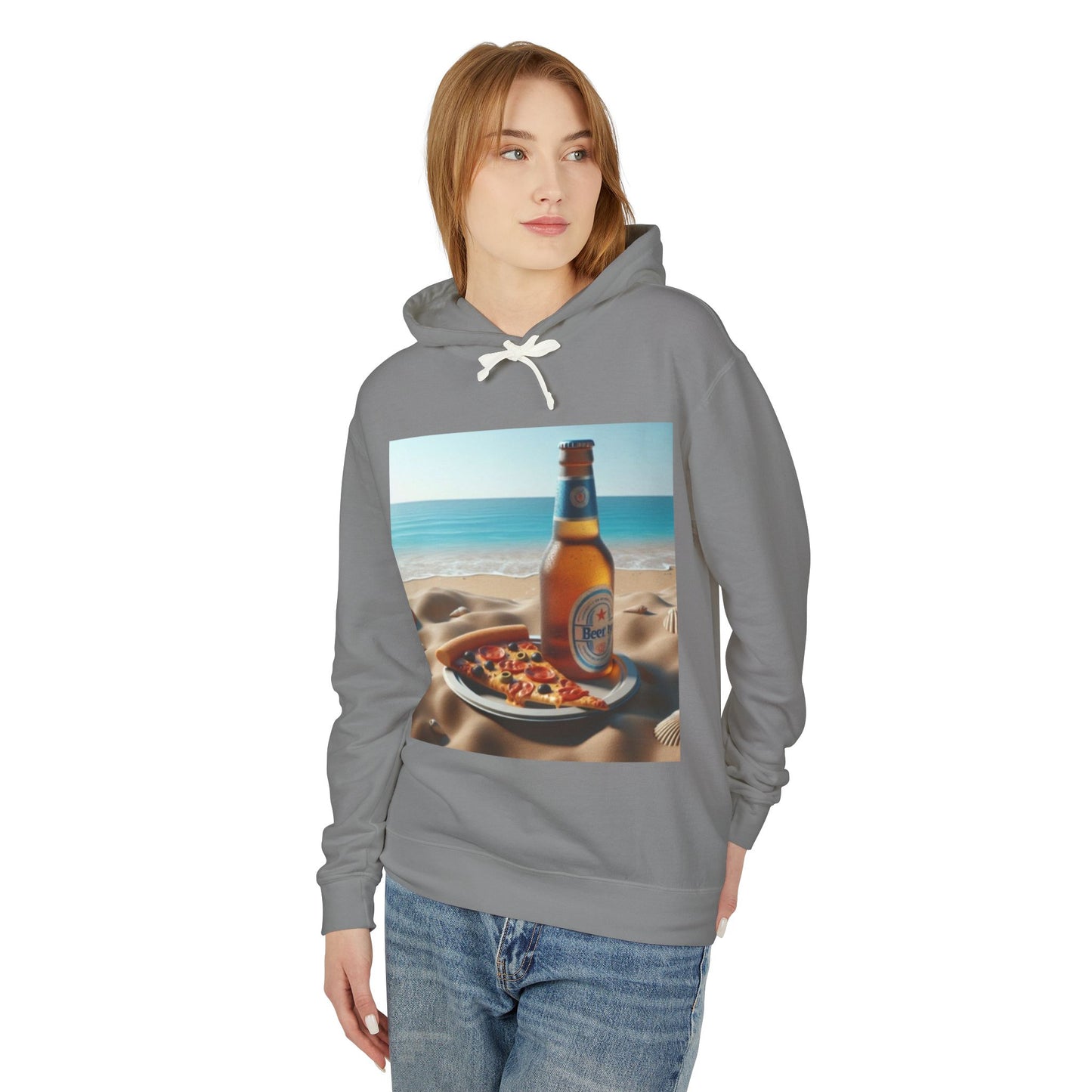 Beer and Pizza Unisex Hoodie