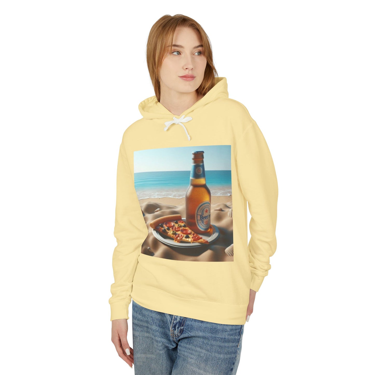 Beer and Pizza Unisex Hoodie