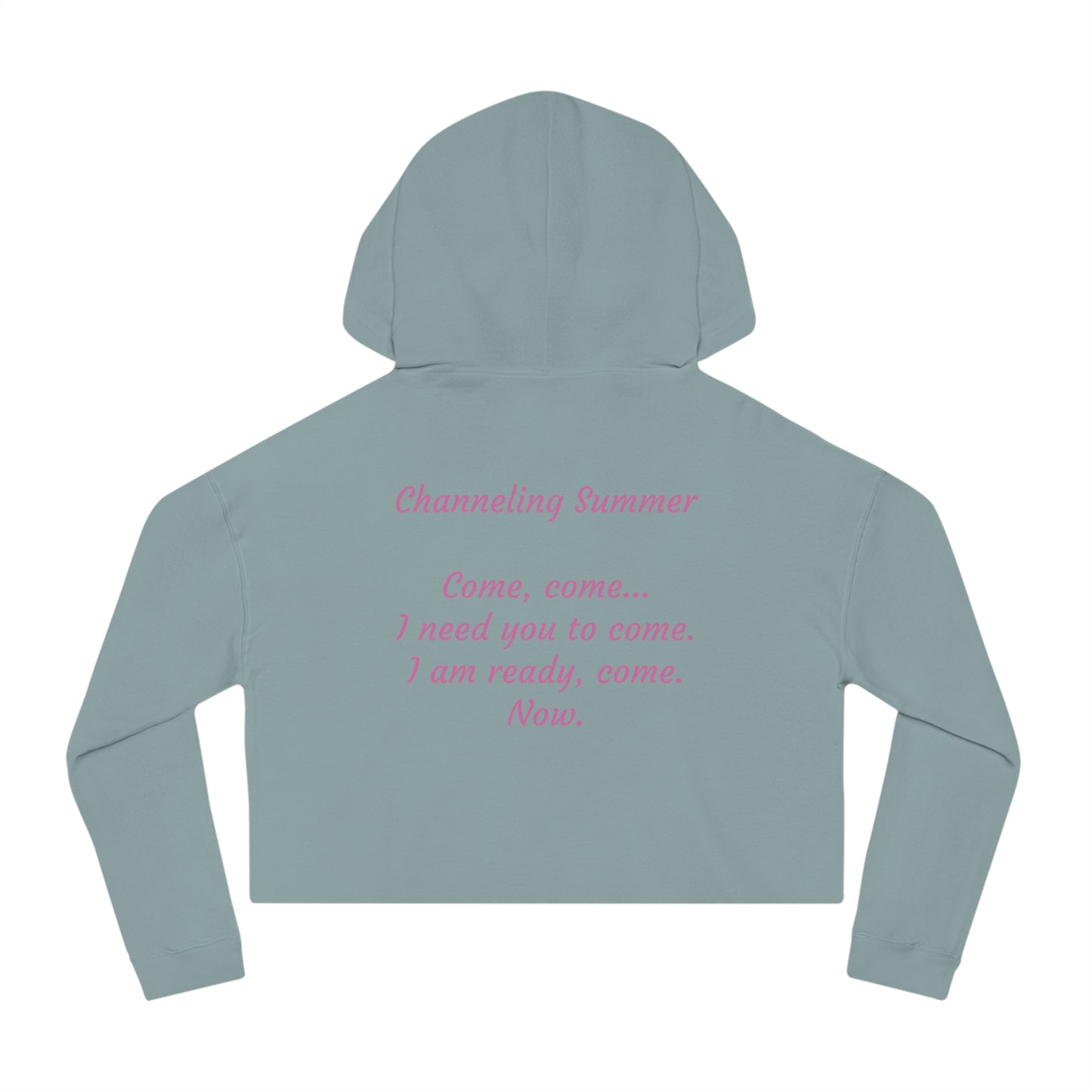 Flamingo Cropped Hoodie