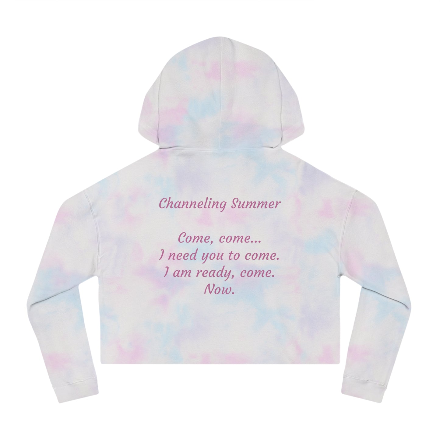 Flamingo Cropped Hoodie