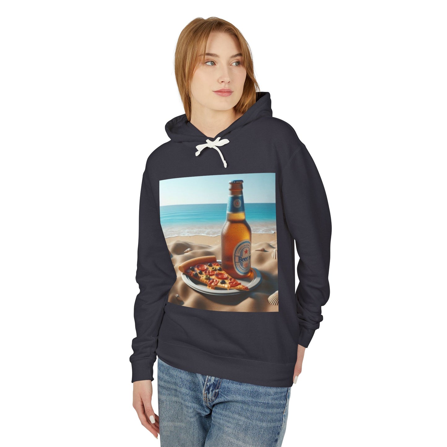 Beer and Pizza Unisex Hoodie